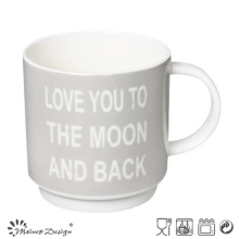 Grey Color with English Words Stable Coffee Mug